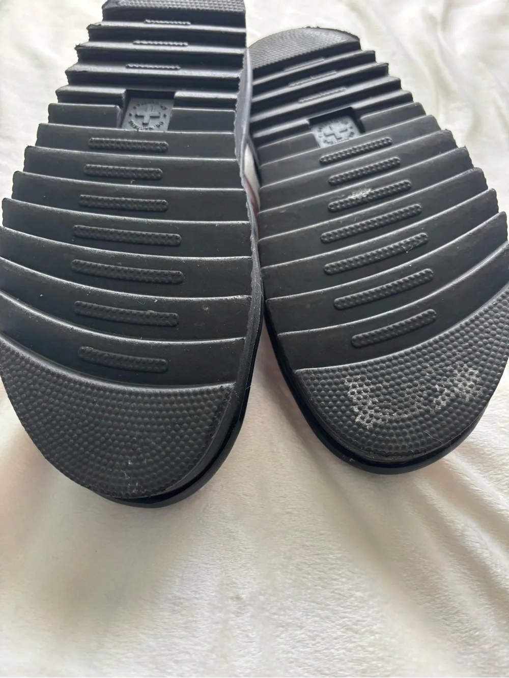Dr. Martens Pink Triple-Strap Buckle Slides